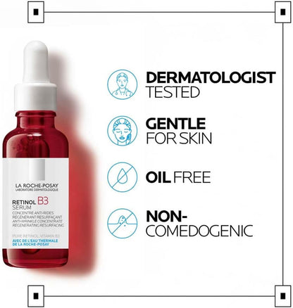 La Roche-Posay Retinol B3 Face Serum with Vitamin B3; Anti-Aging Face Serum