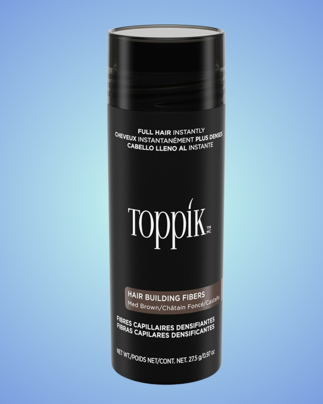 Toppik Hair Building Fibers with Premium Keratin Fibers Conceals Hair Thinning and Hair Loss for Fuller