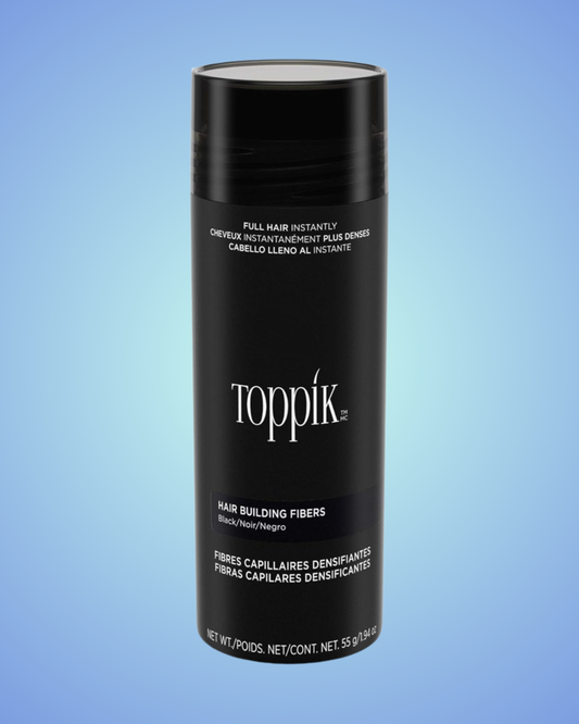 Toppik Hair Building Fibers with Premium Keratin Fibers Conceals Hair Thinning and Hair Loss for Fuller, Black